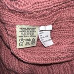 Eddie Bauer Vtg Womens Cable Knit Sweater Size M Mauve Crew Neck Chunky Pullover Photo 4