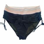 Blooming Jelly NWT Bikini Set Size XL Black High Waist Swimsuit Retro Stretch Photo 8