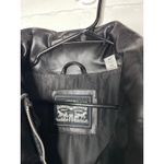 Levi's Vegan Faux Leather Puffer Vest Womens Black Size 4X Photo 2