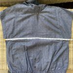 Derek Lam Derek‎ Lam Organic Cotton Chambray Dolman Sleeve Hooded Vest large layered Photo 8