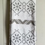 Eddie Bauer Neutral Woven 2 Sided Wide Knit Scarf Photo 0