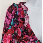 For Love & Lemons  Scarlett Floral Ruffle Crop Top Pink Multi XS Photo 6