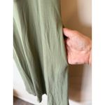 NWT Weekend Sleeveless Square Neck Midi Dress Muted Sage Green Women's Medium Photo 9