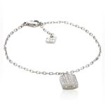 Swavorski Swarovski Clear Crystal Jewelry Set CASE Necklace & Bracelet Padlock #5120621 Photo 3
