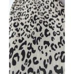 ZARA  Cream & Black Leopard Printed Cropped Blouse Womens S Mob‎ Wife Y2K Photo 2