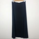 Michael Kors Black Drawstring Gold Hardware Maxi Skirt Size Small Photo 8