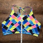 FILA  Colorful Geometric Blue/Pink/Yellow Sports Bra Women’s Size XL Photo 6