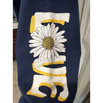 Women's LOVE DAZED Blue "All You Need Is Love" Sweatshirt Plus 3X White Photo 3