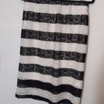Elle b+w floral striped lace pencil skirt Photo 0