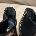 Clarks Leopard Print Ankle Boots Size 8 – Pointed Toe Slip-On Booties Photo 3