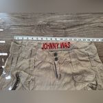 Johnny Was  tan‎ cargo pants size 12 Photo 4