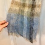Samuel Tweed & Co Vintage Royal Scot Mohair Blue Knit Wool Scarf Unisex One Size Photo 2