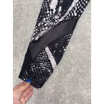 LULULEMON INSPIRE TIGHT II MESH LUXTREME STATIC MIST WHITE BLACK WOMEN'S SIZE 6 White Photo 1