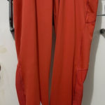 Adidas  Woman’s 2x Orange and Navy Track Pants with pockets Photo 0