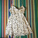 ASTR The Label spotted cowl neck fit & flare mini dress in cream & blacksize S Photo 7