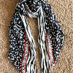 CAbi Fable Animal Print 100% Silk Neck Scarf Accessory #4030 One Size Photo 0