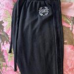PINK - Victoria's Secret y2k victoria’s secret PINK black sweatpants Photo 3