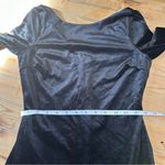 Dreaming About You Black Velvet Long Sleeve Maxi Dress Size M Photo 7