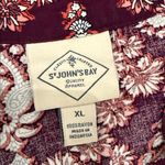 st. john's bay St John’s Bay paisley blouse size XL Photo 1