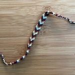 Handmade Angelina Woven Bracelet anklet trendy comfortable tie embroidery thread woven gi Photo 2