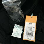 Kona Sol  One Piece Swimsuit Ruffle Off Shoulder Spaghetti Strap Basic Black 16W Photo 2