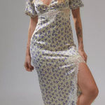 Urban Outfitters Lace-trim floral midi dress  Photo 0