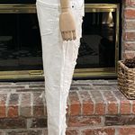 DKNY distressed high rise white bootcut ankle jeans / 29 / EUC Photo 4