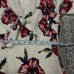 Rebecca De Ravenel 100% Silk Mini Dress White/Pink Floral Size 2 White Photo 11