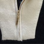 Marc New York NWT  Collared Striped Quarter Zip Sweater Photo 1