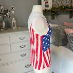 Rue 21 Stars Stripes Tank Shirt July 4 Top XS Americana Patriotic Red White Blue Womens Photo 1