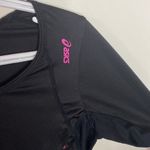 ASICS running long sleeve athletic top with shimmering geo print size S Photo 3