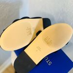 Stuart Weitzman Twist Knot Leather Slide Sandal, Designer Size 8, Black, NWT Photo 11