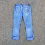 BKE Buckle  Stella 25 Low Rise Slim Fit Distressed Light Wash Capri Jeans ABK2127 Photo 5
