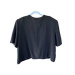 Briggs New York Vintage Black Cropped Blazer Plus Size 22 Short Sleeve 90s Photo 6