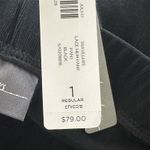 Chico's  Travellers Lace Hem Black Pants Slinky Knit Women’s 1 NEW Photo 7