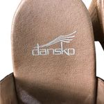 Dansko Demetra Heeled Open Toe Leather Sandal W's Sz 41 Brown Western City Chic Photo 10