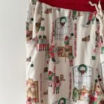 Burt’s Bees Baby Santa’s Workshop Organic Cotton PJ Pajama Bottoms ONLY Large Red Photo 4