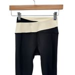 L*Space Active Move With Me‎ Crossover Legging Black Cream XS Yoga Pants Photo 1