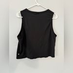 Lululemon  Workout Tank Top Breathable Cropped Tank Top Lightweight Black Size 6 Photo 4