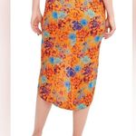 BCBGMAXAZRIA  Midi Skirt with High-Low Hem - Size XS Photo 2
