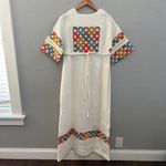 Vintage 60's/70's Sears Housecoat Long Quiltec Size 14 White Size L Photo 2
