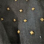 Bebe women's size 27 dark denim skinny jeans with embellished legs Photo 5