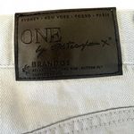 One Teaspoon Light Blue Frayed Jean Shorts Photo 3