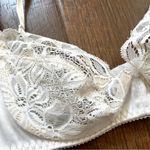 Christian Dior vintage white lace bra, 34B Photo 3