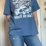 Cute Vintage Style Country T Blue Size M Photo 0