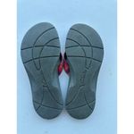 Clarks  Tate Muse Pink Multi-Stripe Flip Flops Thong Sandals 8 Photo 4