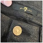 7 For All Mankind Snakeskin Jeggings Black SZ 26 Photo 4