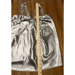 Trina Turk  Womens Satin Tank Top Silver Size Small Photo 6