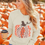 Boutique CLEARANCE- Pumpkin Graphic Pullover Sweatshirt Photo 0