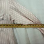 Victoria's Secret Victoria’s Secret Glazed Satin Long Pajama Set Striped Medium Pink Photo 4